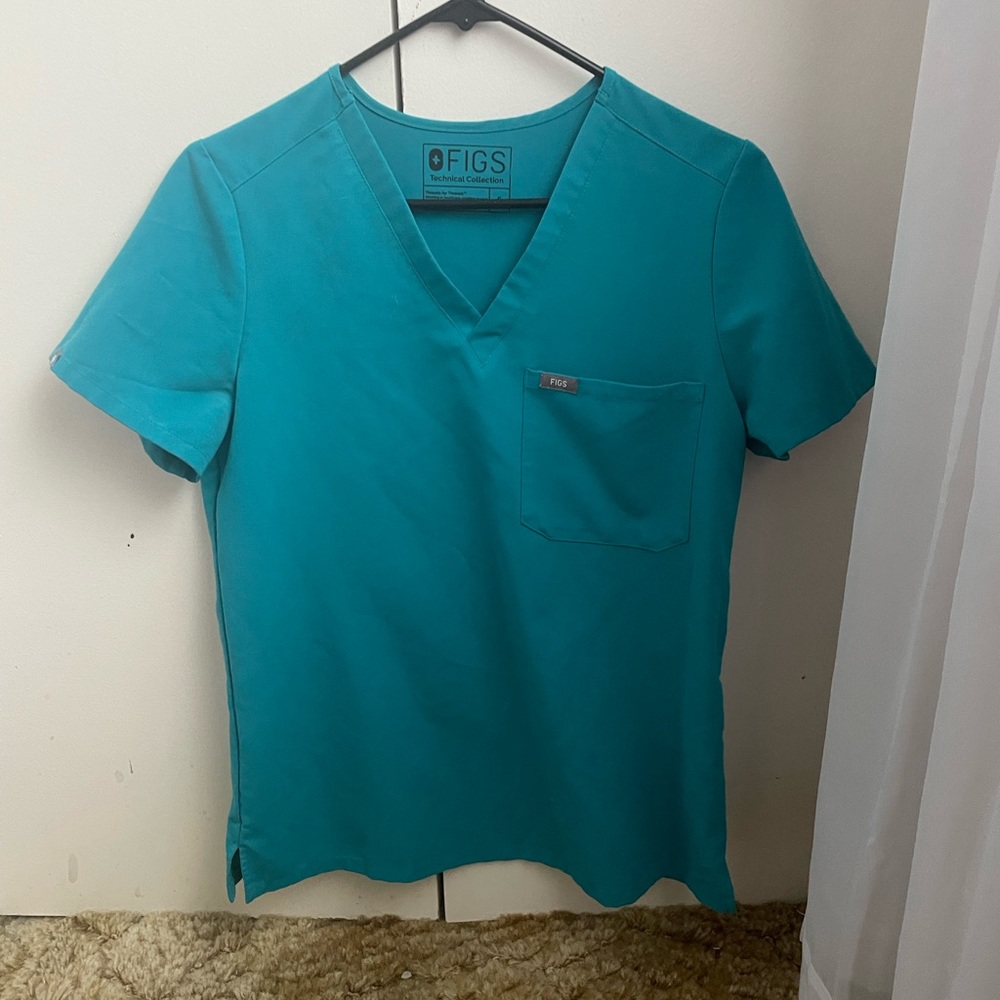 Teal figs scrubs